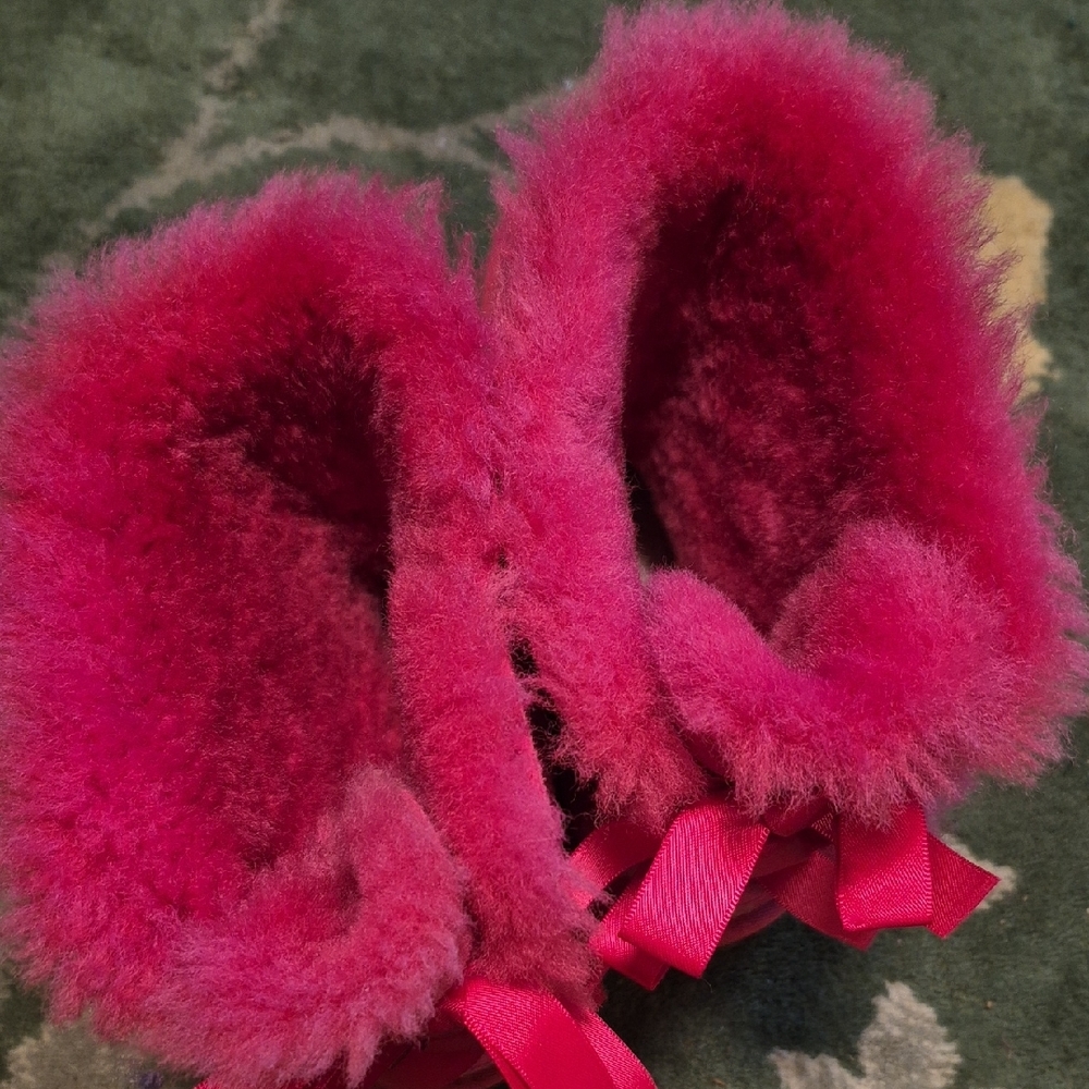UGG Kids Pink Rain & Snow Boots - Picture 5 of 6